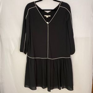 NWT. Cooper & Ella dress. Black and White. Sz L.